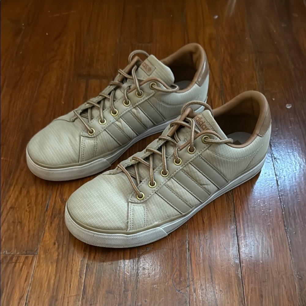 Adidas Men's Tan NEO Sneakers size 8.5